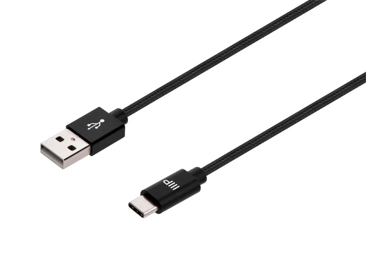 Monoprice Inc. Monoprice Inc. 138899 USB-C to USB-A 2.0 cable 1.5 ft black — product photo