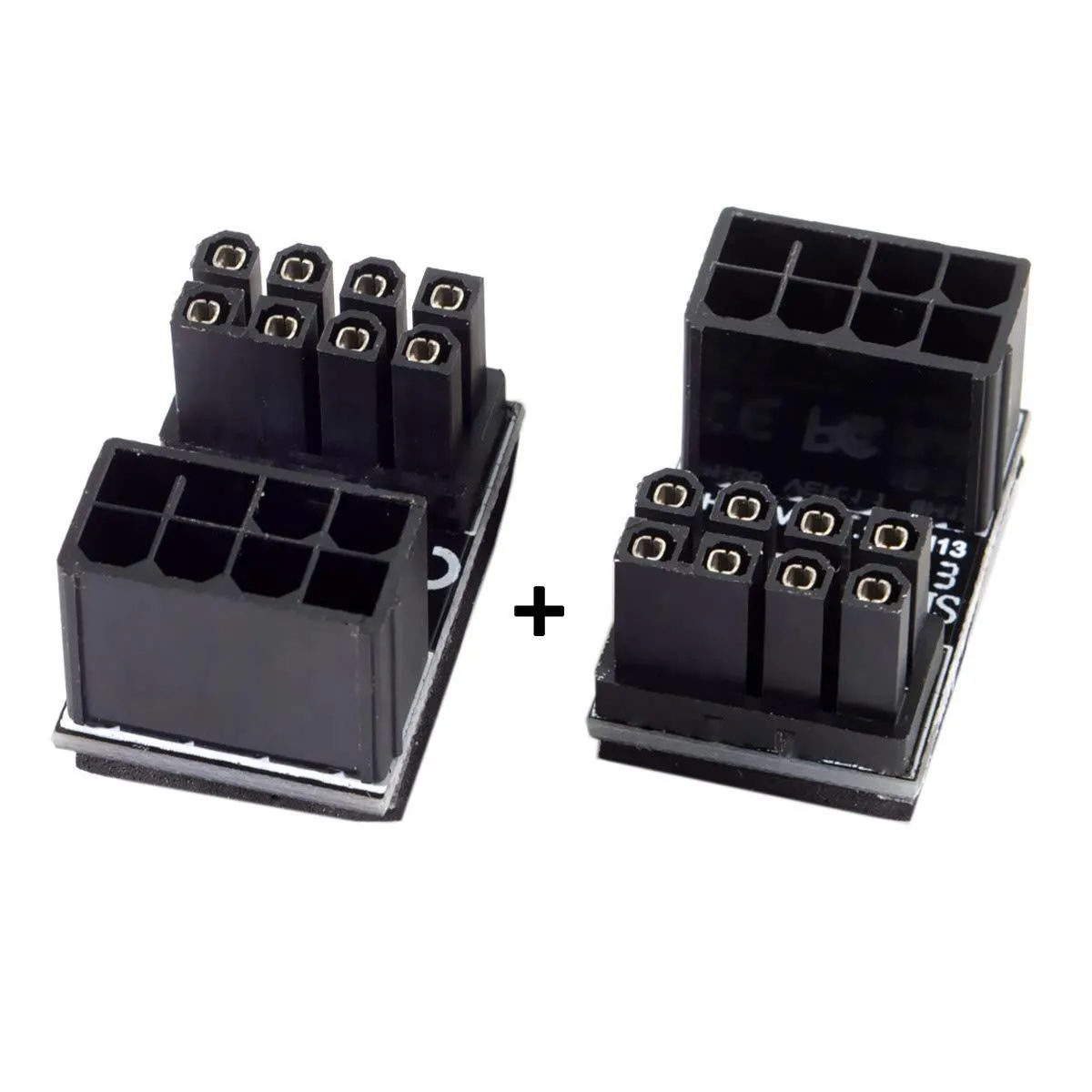 LORDWORLD LORDWORLD ATX 8Pin 180° Angled Power Adapter 2 Pack — product photo