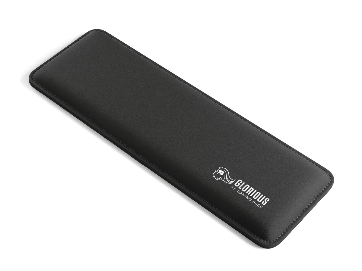  Glorious GSW-75 Compact Slim Wrist Rest Black 12.64 x 4.25 in — product photo