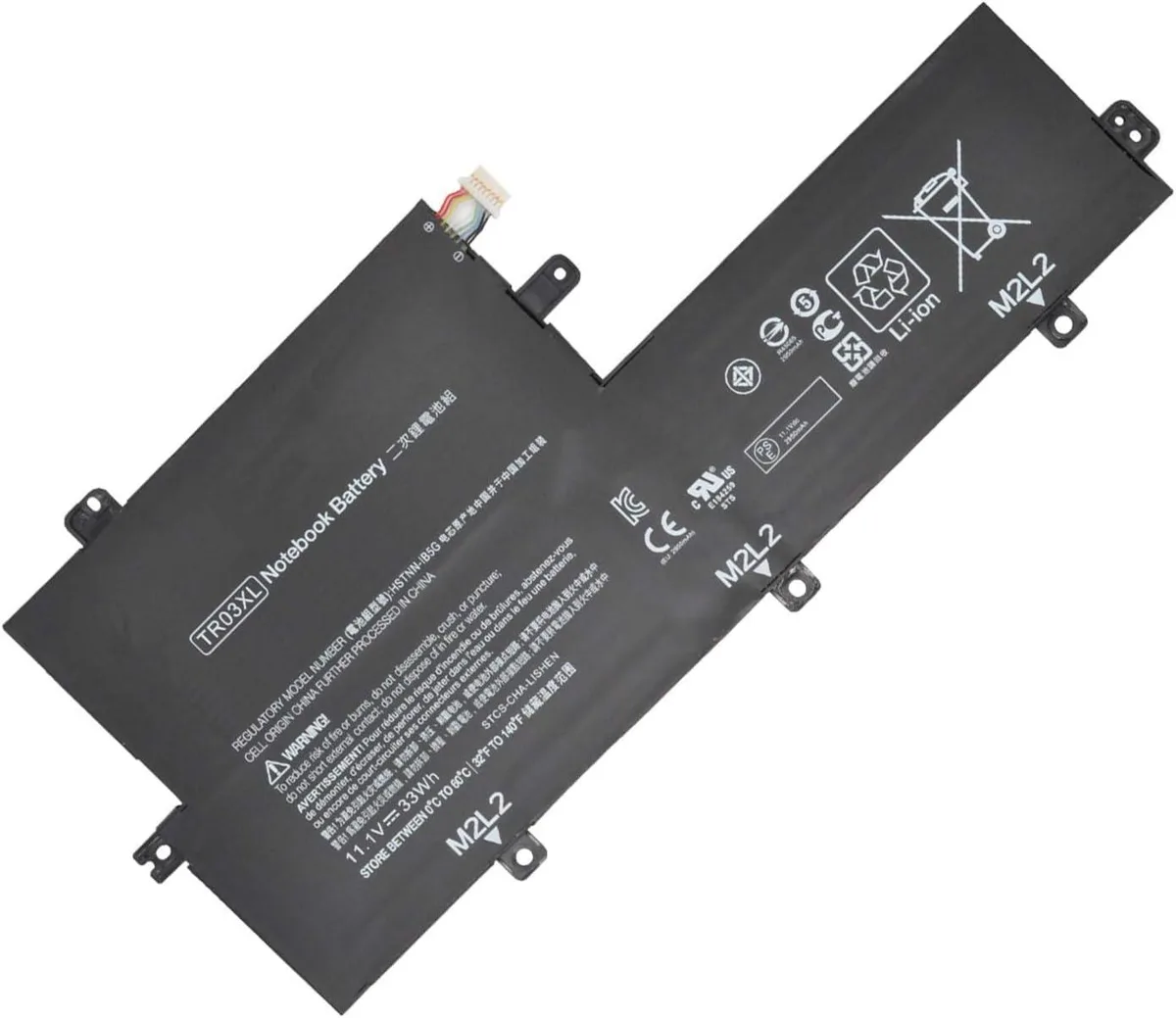 Audiovox - Generic Audiovox - Generic 11.4V 33Wh Li-Ion Battery for HP Split X2 13-G110DX Series — product photo