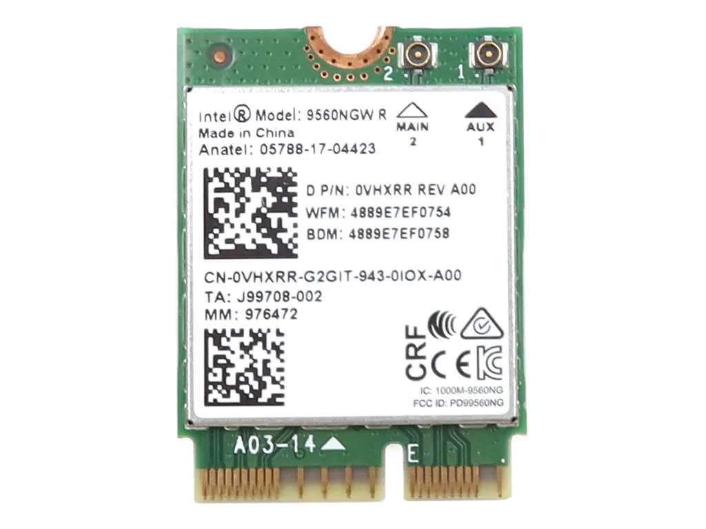 Intel Intel Wireless-AC 9560 M.2 2230 Bluetooth 5.1 VHXRR — product photo