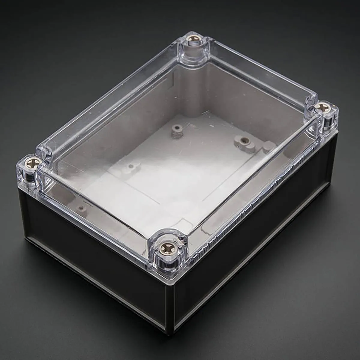 Adafruit Adafruit Large Plastic Project Enclosure Weatherproof Clear Top IP66 125x175x75mm — product photo