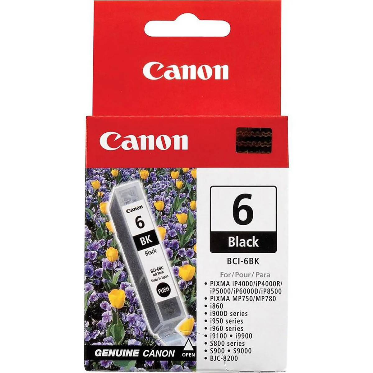 Canon Canon BCI-6BK Black Ink Tank 2 Pack ink cartridges (genuine brands) — product photo