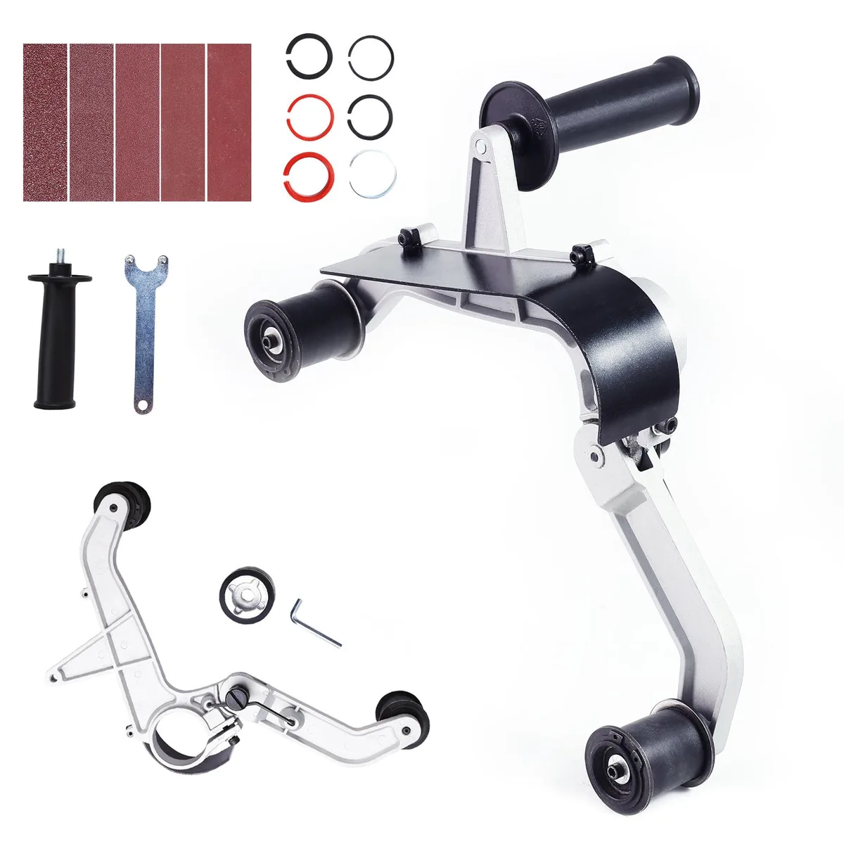 VEVOR VEVOR Belt Sander Adapter for Angle Grinder 5/8-11" 10 Belts 6 Adapters — product photo