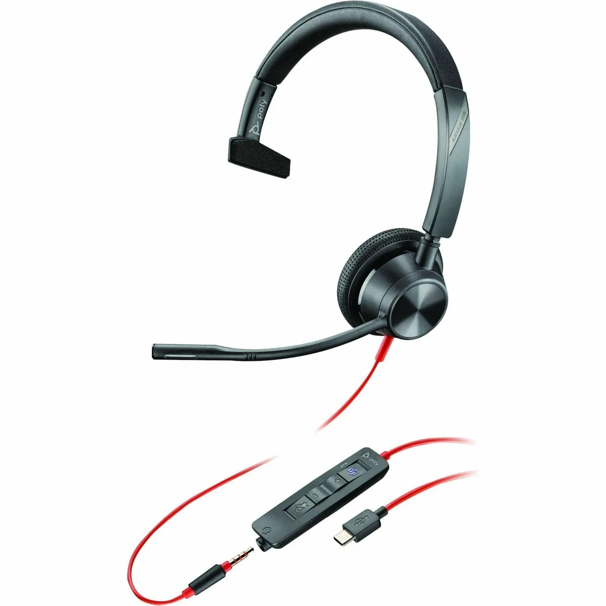 HP HP 8M3U5AA#ABA Blackwire 3315 Mono USB-C 3.5mm Wired Headset accessory — product photo