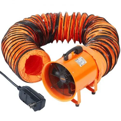 VEVOR VEVOR SHT-40 16 inch Portable Ventilator 5175 CFM 16.4 ft Duct Orange — product photo