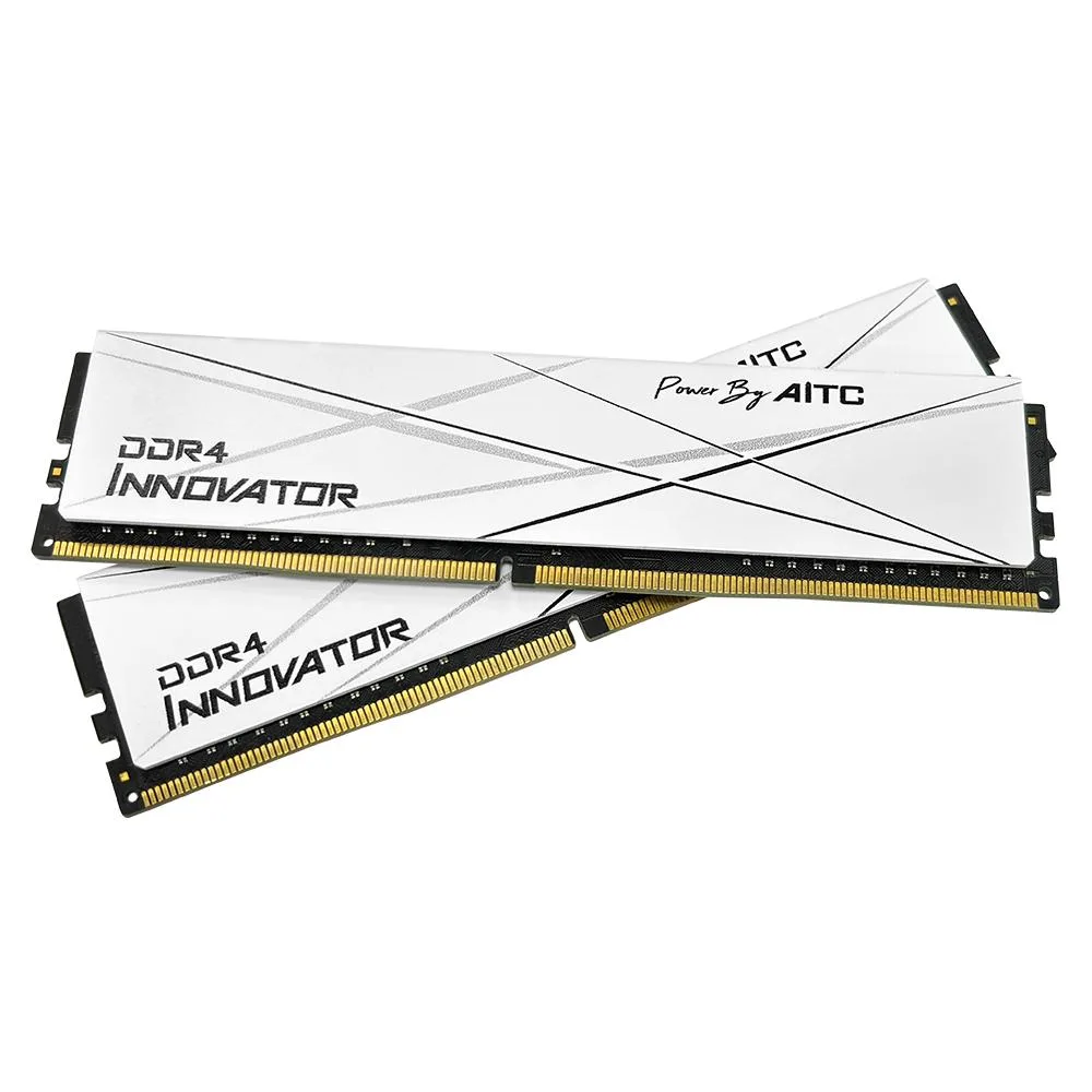 KINGSMAN GAMING KINGSMAN GAMING INNOVATOR 32GB (2x16GB) DDR4 3200 CL16 White desktop RAM — product photo
