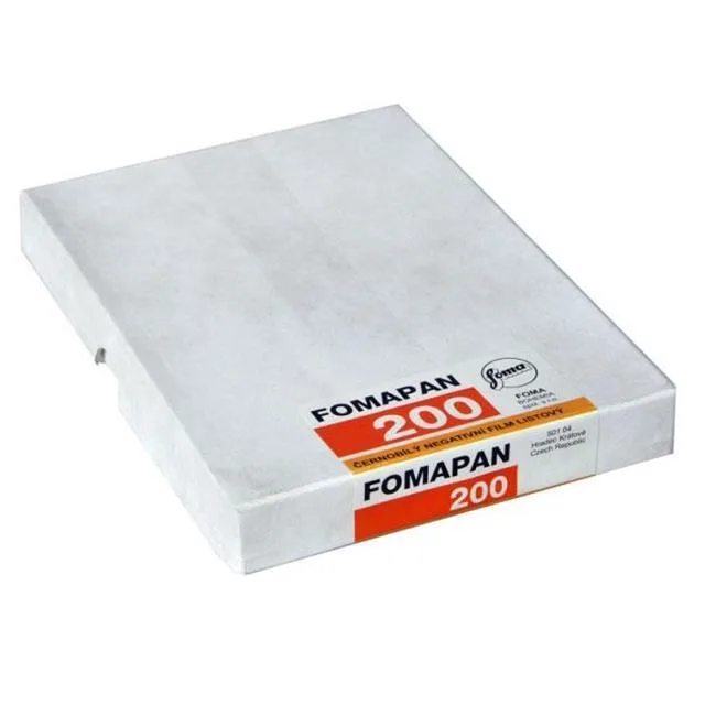 Foma Film Foma Film FOMAPAN 200 Creative 4x5" Black and White Negative Film 50 Sheets — product photo