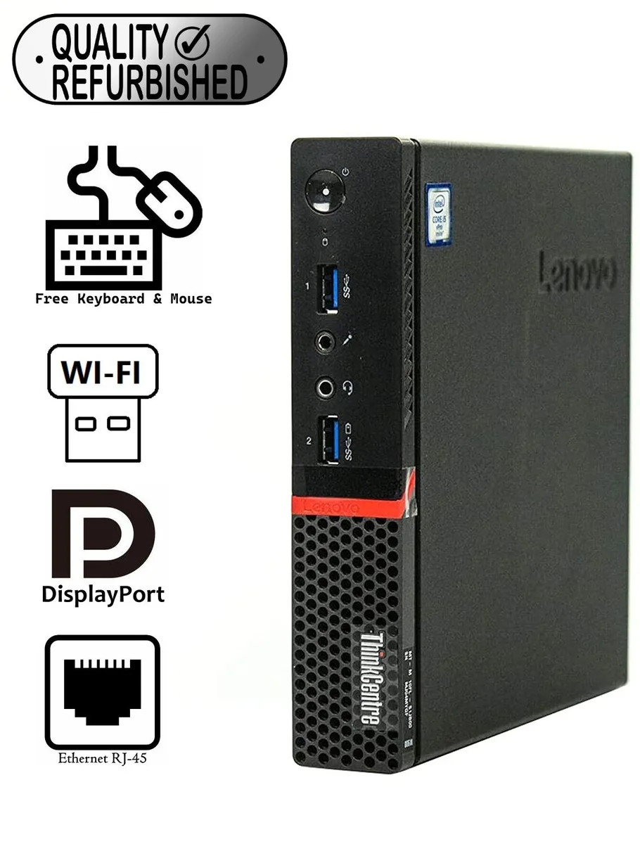 Lenovo Lenovo ThinkCentre M900 Tiny i7-6700T 2.8GHz 16GB 512GB desktop PC — product photo