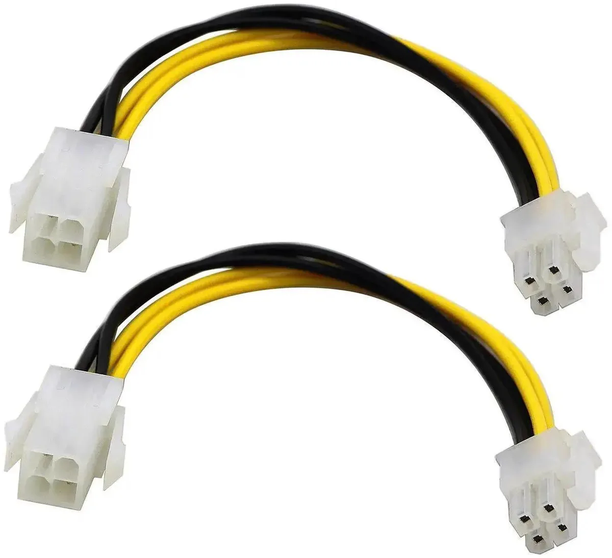 SMUGDESK SMUGDESK 4-Pin Molex CPU Power Extension Cable 20CM 2-Pack — product photo