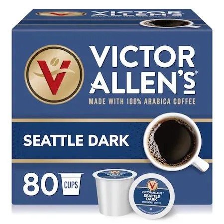 Victor Allen's Coffee Victor Allen's Coffee Seattle Dark Dark Roast 80 Count — product photo