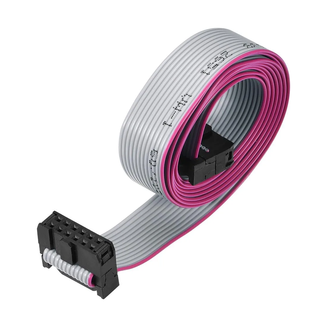 Unique-Bargains Unique-Bargains 12 Pin 2.54mm Pitch FC/FC Ribbon Cable 1m Gray — product photo