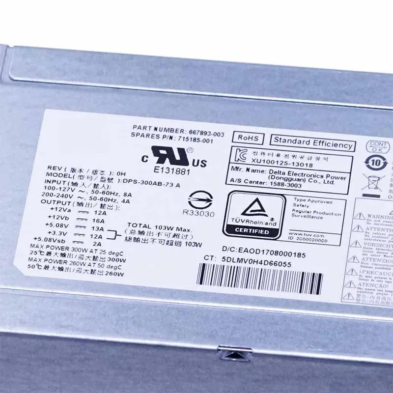KHACHIMO KHACHIMO 400 480G1 G2 DPS-300AB-73 A DPS-300AB-72 A PCD009 PS-6301-4 PC7036 PS-5301-02 power supply — product photo