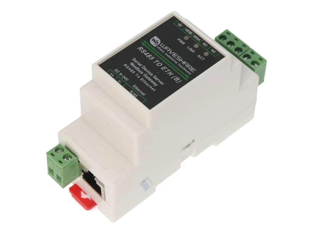 LORDWORLD LORDWORLD RS485 Ethernet Modbus Gateway 45 485 — product photo