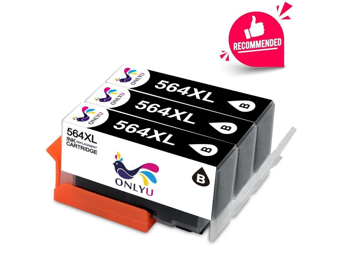 V4ink V4ink 564XL Black Ink Cartridge 3pk Generic 6510 6520 7510 7520 7525 — product photo