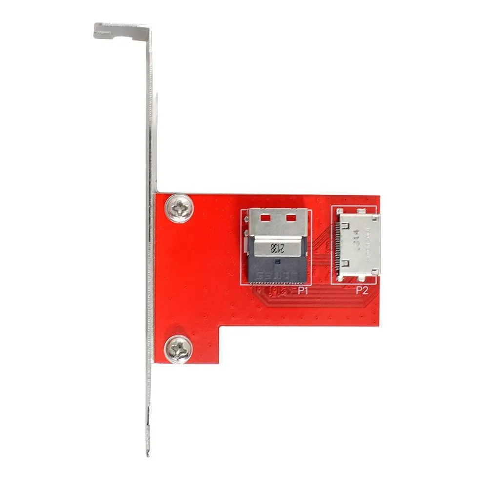 Vszerda Vszerda Slimline SAS SFF-8654 to Oculink SFF-8611/8612 Adapter with Bracket — product photo