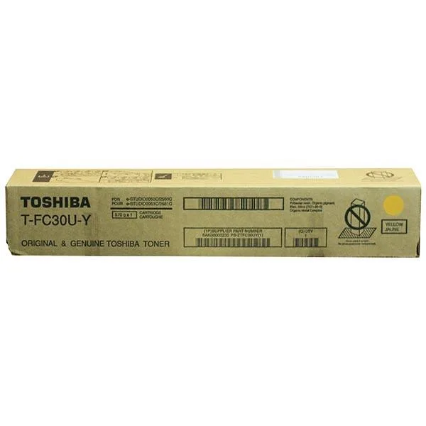 Toshiba Toshiba TFC30UY Yellow Toner Cartridge 33600 Pages — product photo