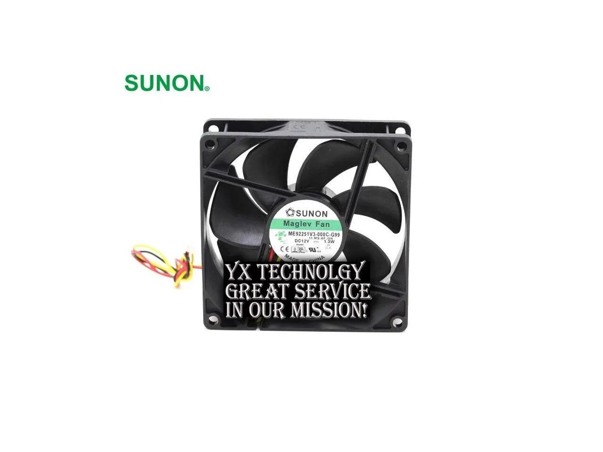 Fans Fans ME92251V3-000C-G99 12V 9225 1.3W 92x92x25mm case fan — product photo