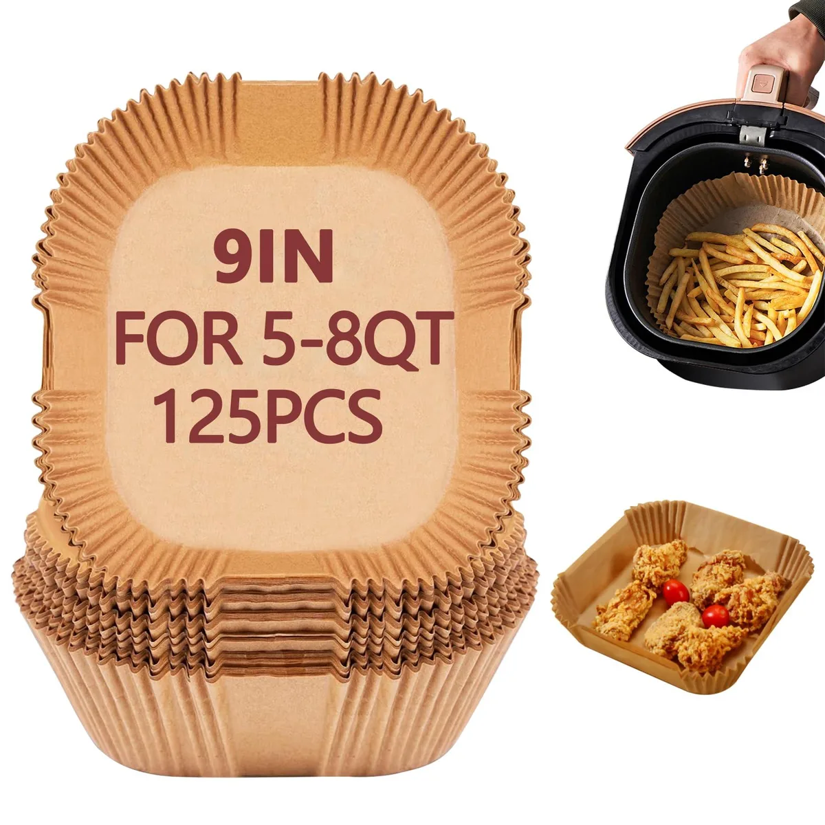  WAWINY AQ-ZGZ01-WY 125-Sheet Air Fryer Liners — product photo