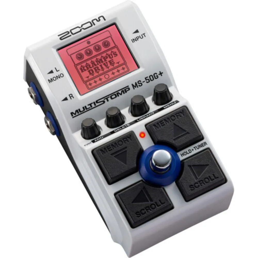 Zoom Zoom MS-50G+ MultiStomp Multi-FX Guitar Pedal 100 Effects — product photo