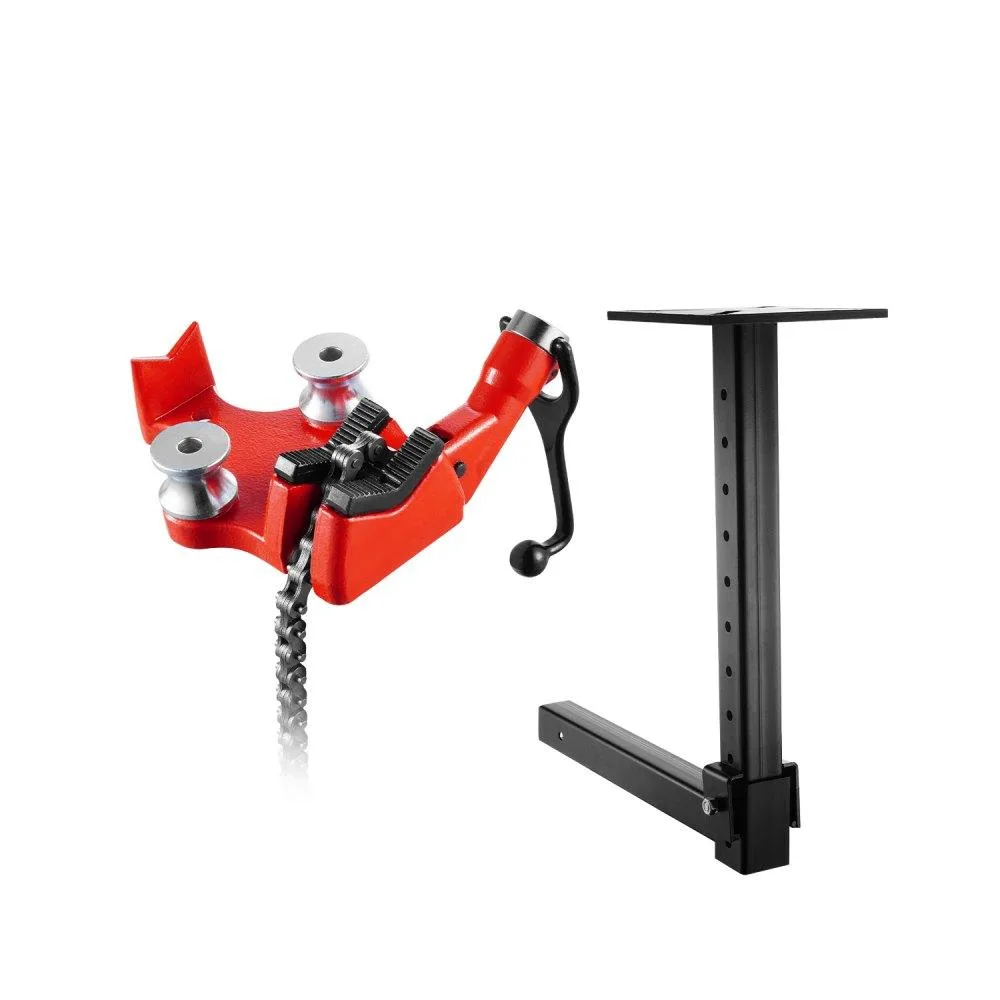 VEVOR VEVOR Hitch Mount Pipe Chain Vise 1/8"-5" 26" Chain 2" Receiver — product photo