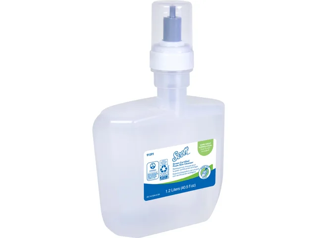 Scott Scott 91591 Green Certified Foaming Hand Soap Unscented Clear 1.2 L 2 Packs — Produktfoto