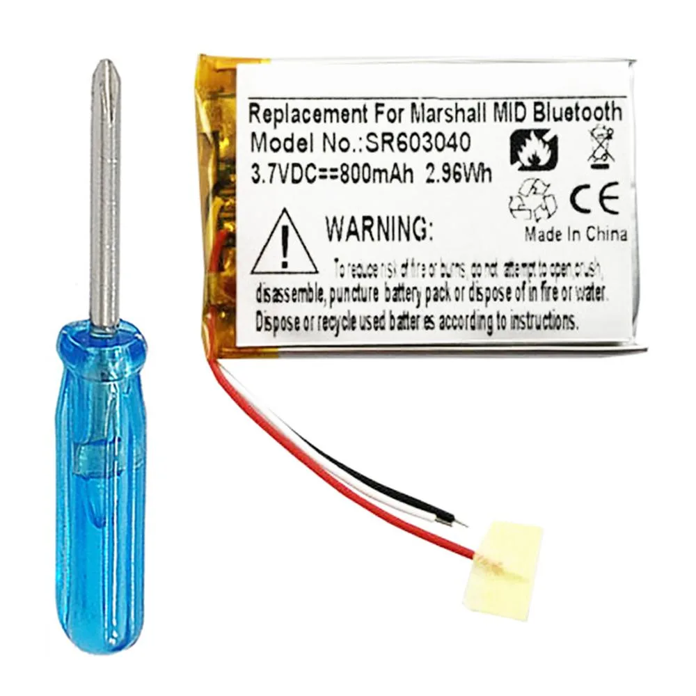 MPF Products MPF Products 800mAh 603040 Battery for Marshall Mid Major II III Headphones — product photo