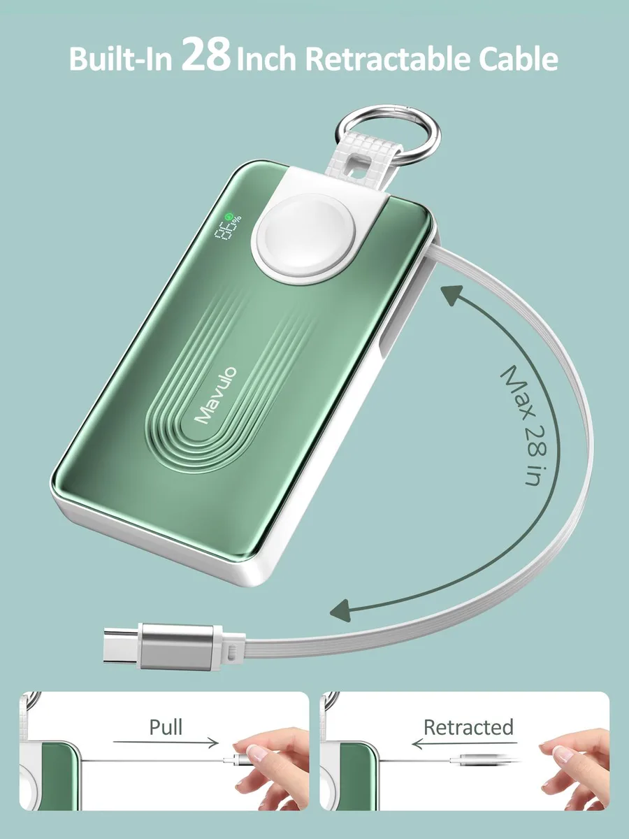 Redpepper Redpepper iphone15 10000mAh power bank Green — product photo
