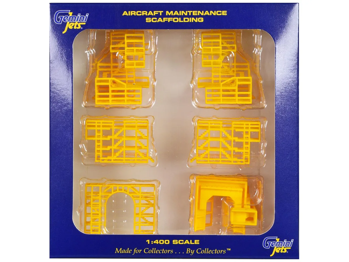 GeminiJets GeminiJets Aircraft Maintenance Scaffolding 6 Piece Set 1/400 Scale — product photo