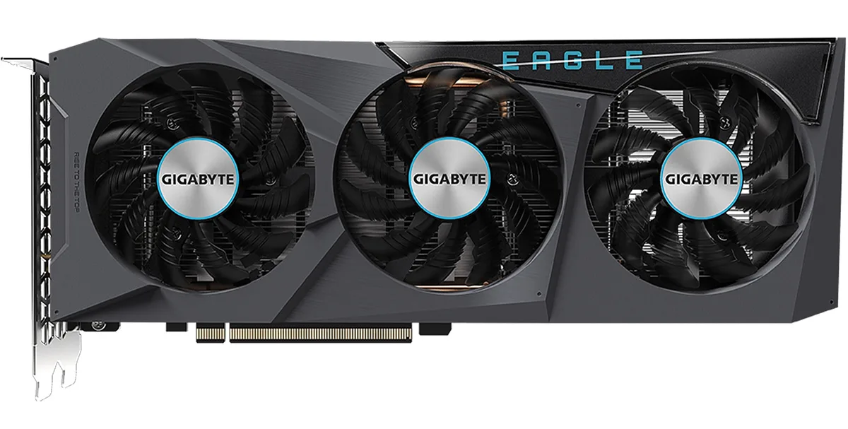 GIGABYTE GIGABYTE GV-R665XTEAGLE-8GD Radeon RX 6650 XT Eagle graphics card — product photo