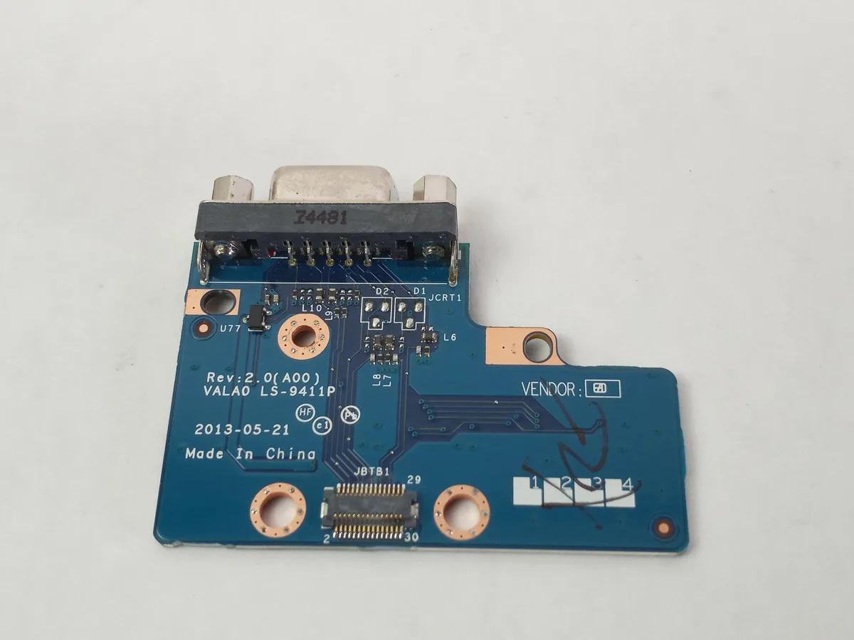 DELL DELL Latitude E6540 VGA Port Circuit Board 8992W — product photo