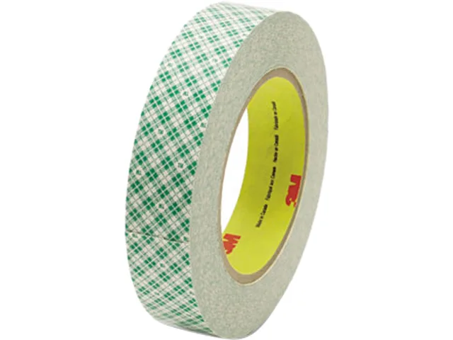 Roll of 3M 410M double-coated tissue tape on 3-inch core