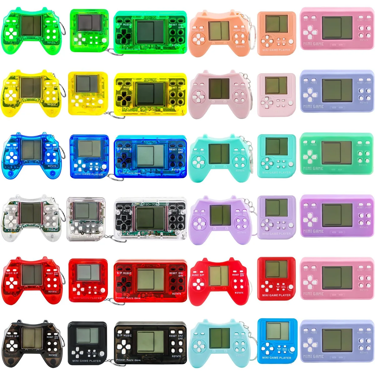 Kugliwa Video Game Keychain 36 Pack Color Style 2 — product photo