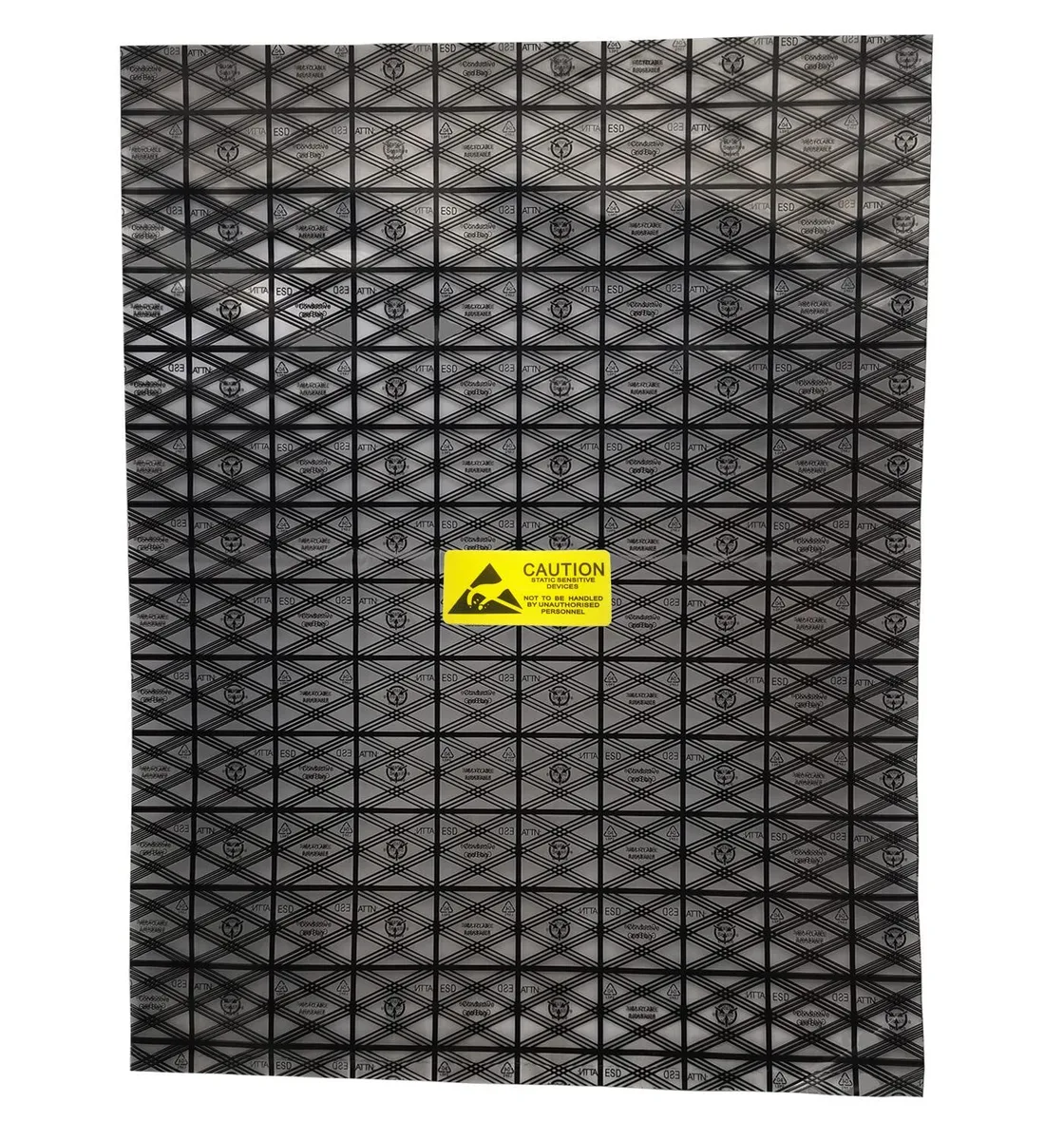 Pack of 20 translucent antistatic bags 12 by 16 inches with labels