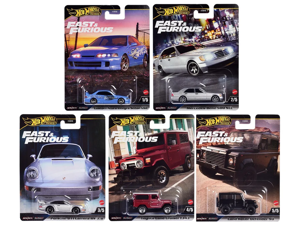 Hot Wheels Hot Wheels Fast & Furious 2023 5-Piece Set G Diecast Cars — product photo