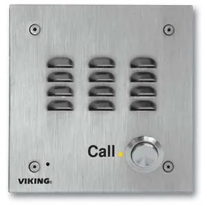 Viking Viking W3000-EWP vandal resistant handsfree doorbox 14 gauge stainless steel flush mount telephone accessory — product photo