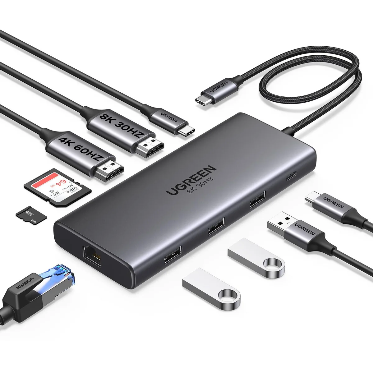 Vszerda Vszerda 15534 10-in-1 USB-C Docking Station — product photo