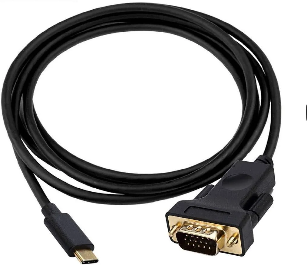 CableDeconn CableDeconn USB C 3.1 to VGA Male Cable 1.8M — product photo