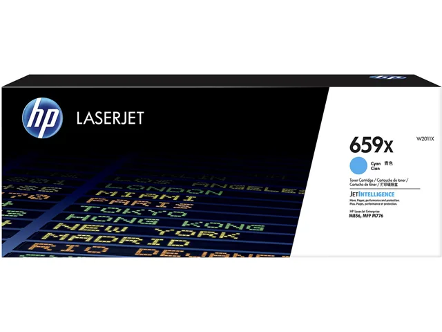 HP HP W2011X 659X High Yield Cyan Toner Cartridge 29000 Pages — product photo