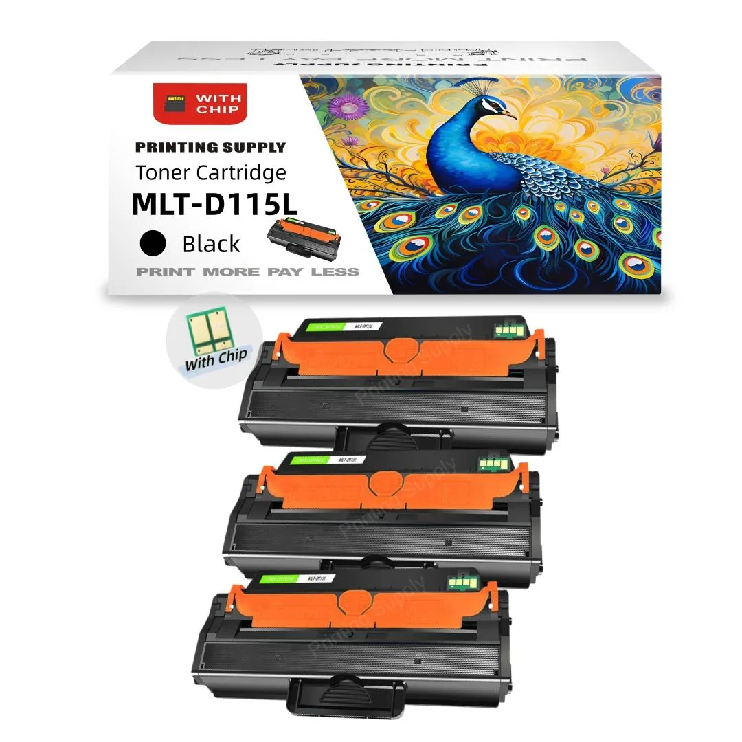 Ninestar Technology Ninestar Technology MLT-D115L Black Toner Cartridge 3 Pack 9000 Pages — product photo