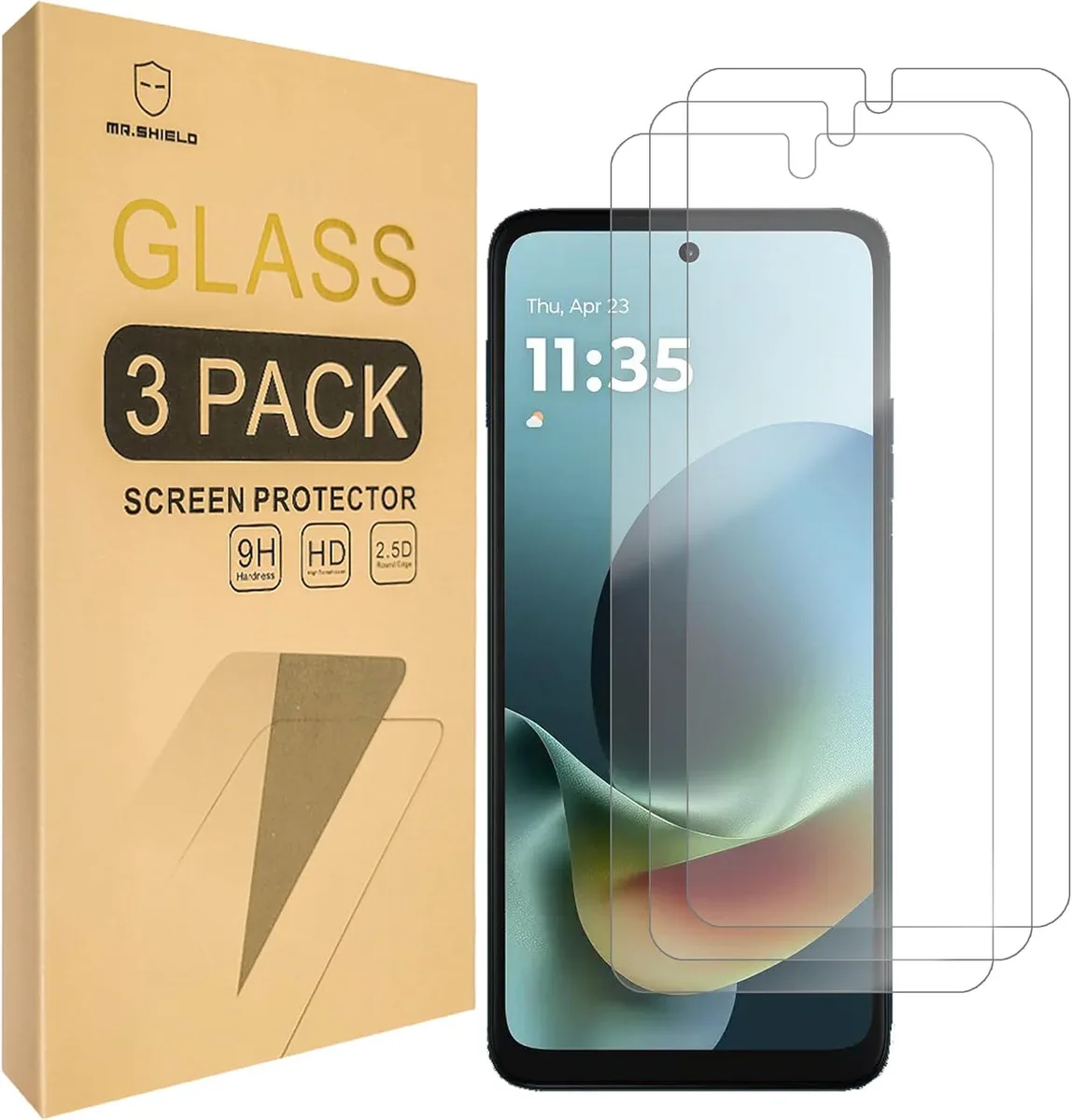 NuoTo NuoTo Tempered Glass Screen Protector Moto G Play 2026 5G 3-Pack — product photo