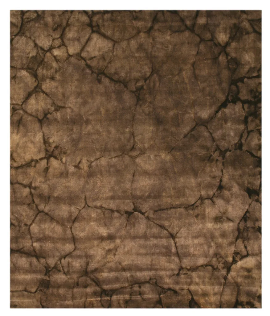 EORC EORC Charcoal Abstract Dip Dyed Wool Runner 2'6 x 10 — product photo