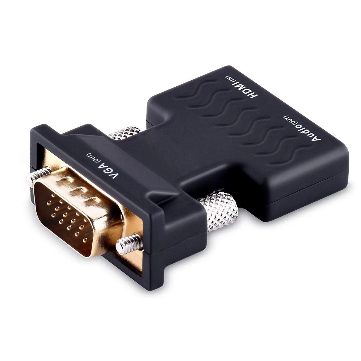 LUOM LUOM LT01 HDMI Female to VGA Male Adapter 1080p 3.5 mm Audio — product photo