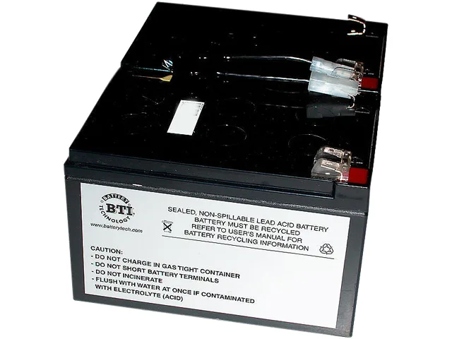 Battery Technology Inc. Battery Technology Inc. RBC6-SLA6-BTI UPS replacement battery — product photo