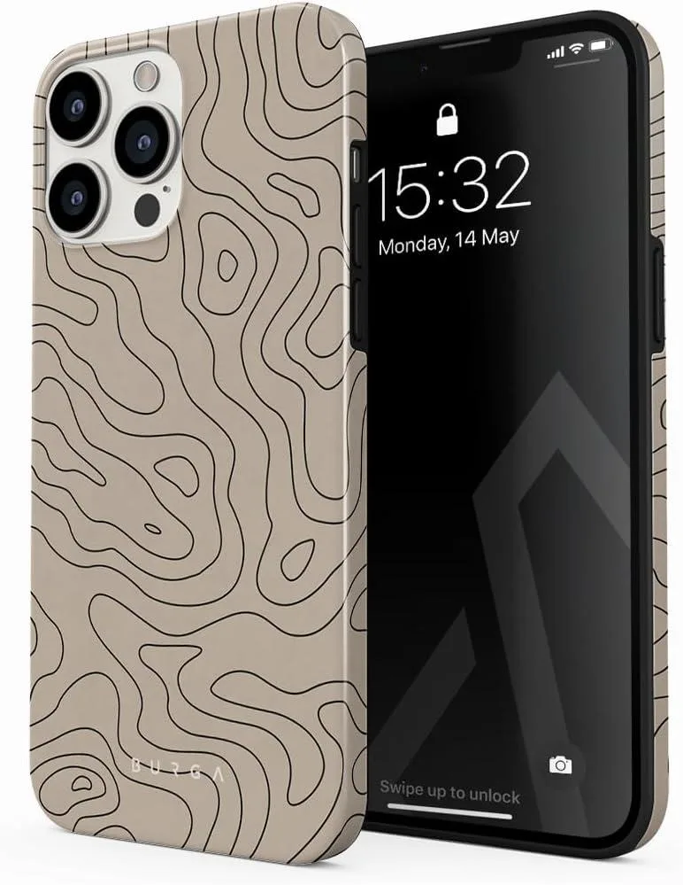 TAURKENAM TAURKENAM iPhone 14 Pro Hybrid Case Nude Beige — product photo