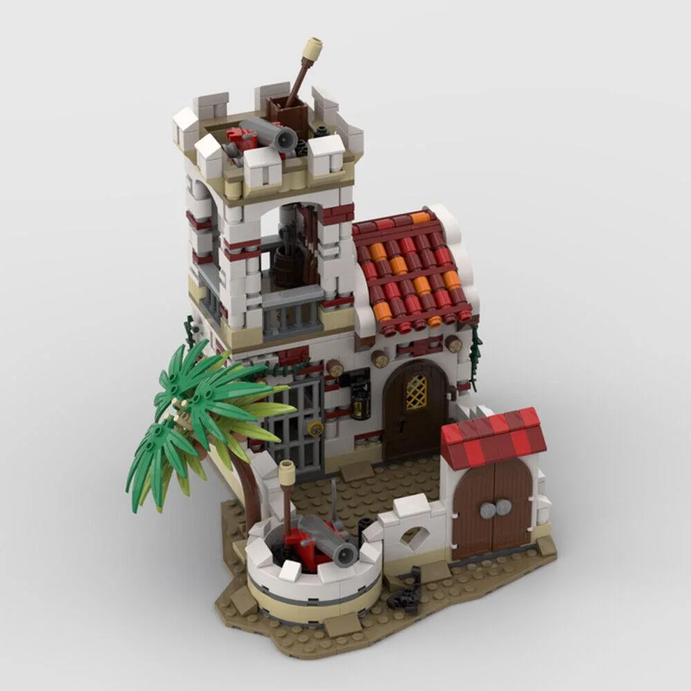ZITIANYOUBUILD ZITIANYOUBUILD MOC-143230 Little Fortress Upgraded Pirates 837 Parts — product photo