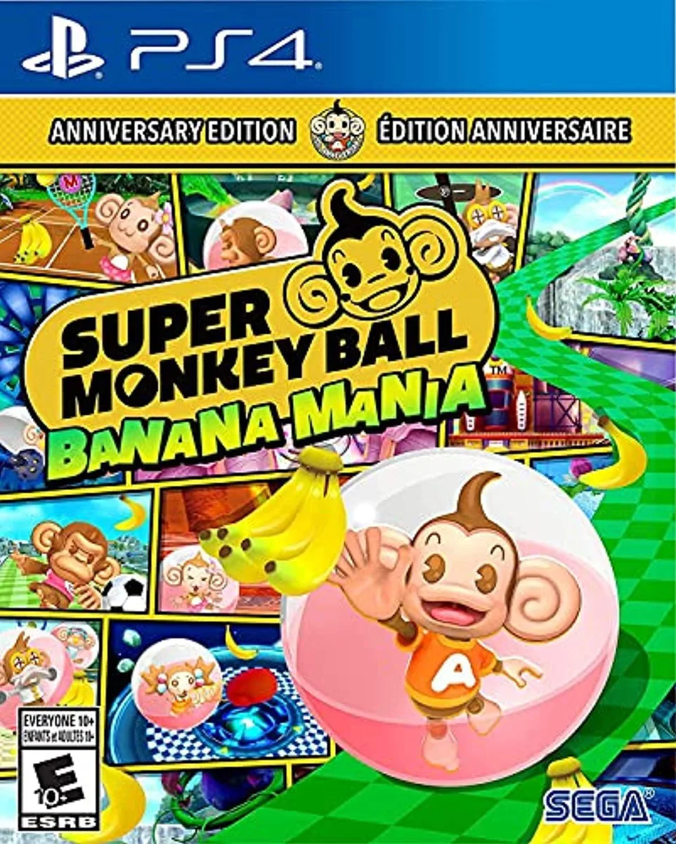 Sega Sega RNAB097F3928S Super Monkey Ball Banana Mania Anniversary Launch Edition PS4 Video Game — product photo