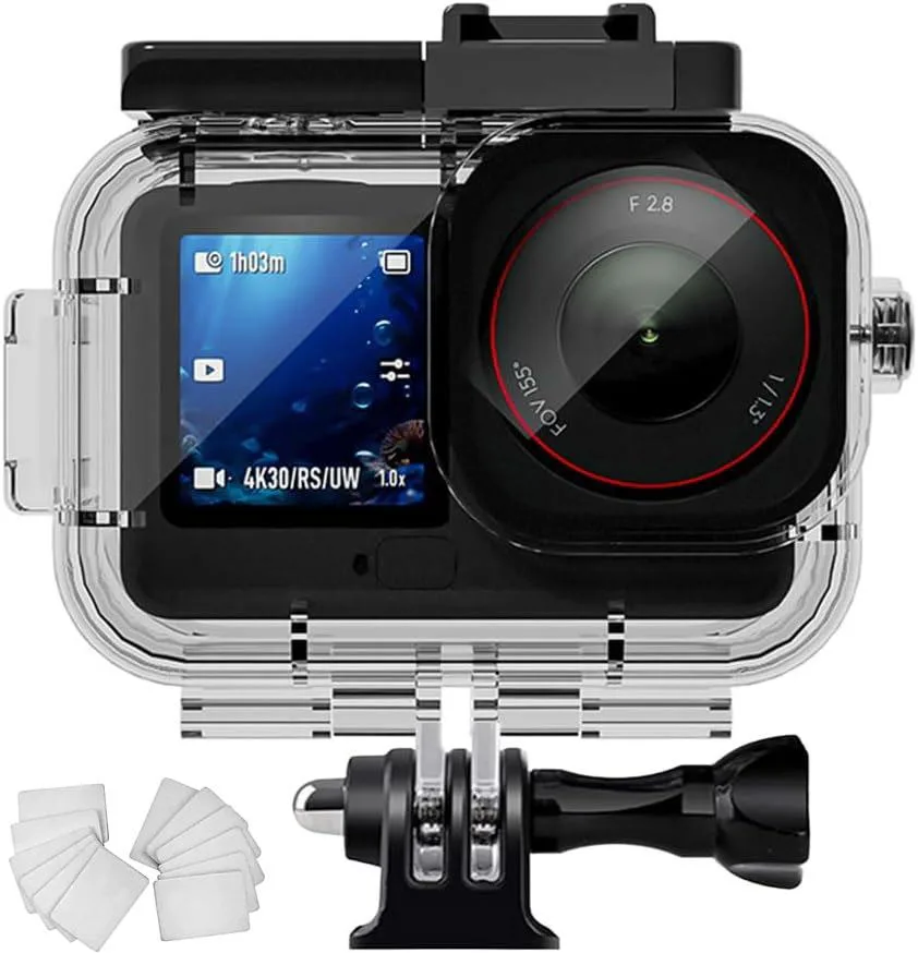 BONAEVER BONAEVER 70M Waterproof Case for DJI Osmo Action 6 with Bracket — product photo