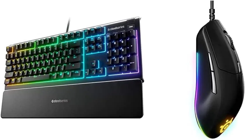 SteelSeries SteelSeries Apex 3 RGB Gaming Keyboard with Rival 3 Mouse — product photo