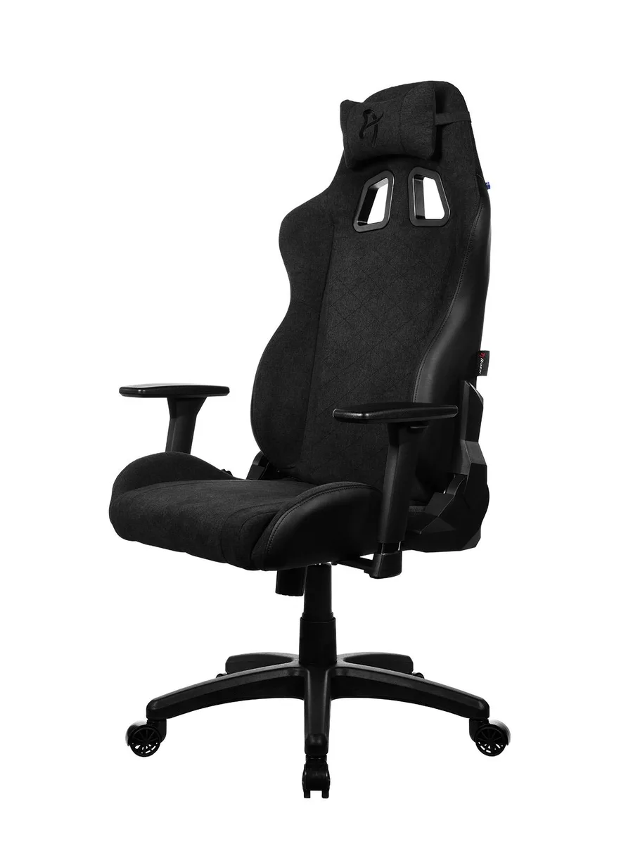 Arozzi Arozzi Avanti Pure Black Soft Fabric gaming chair — product photo